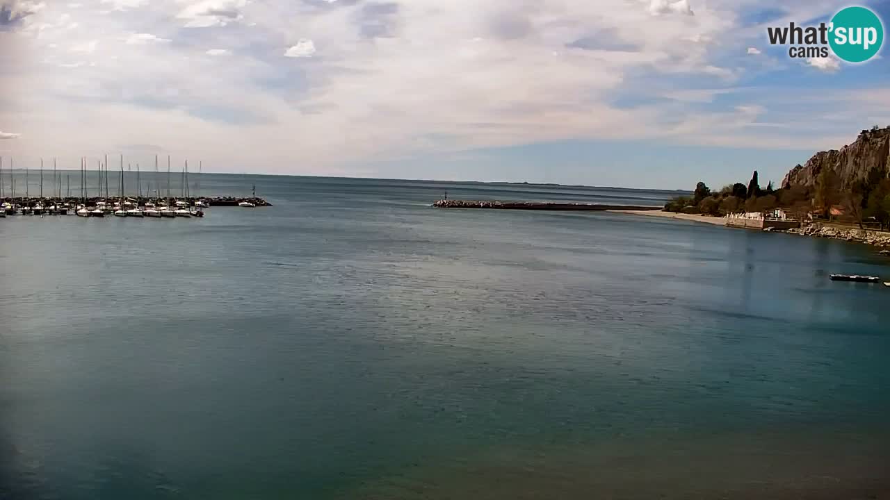 Webcam Sistiana – Blick auf Marina und Bucht