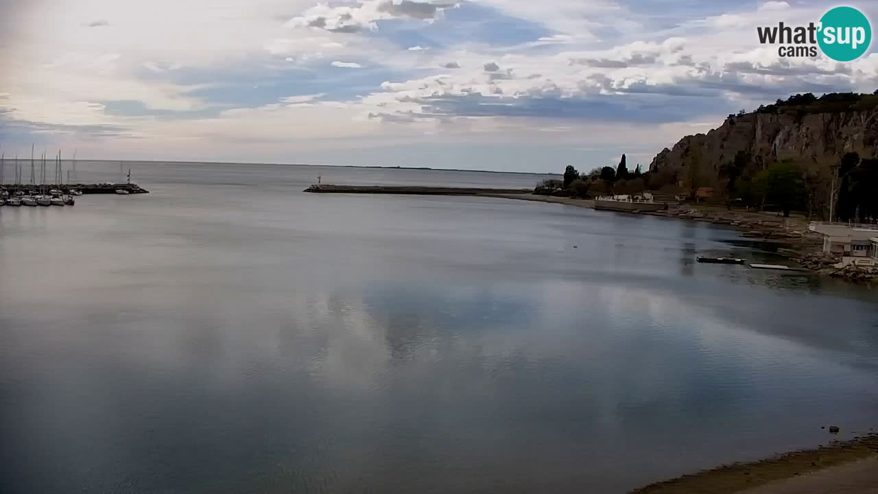 Webcam Sistiana – Vista sulla marina e sulla baia