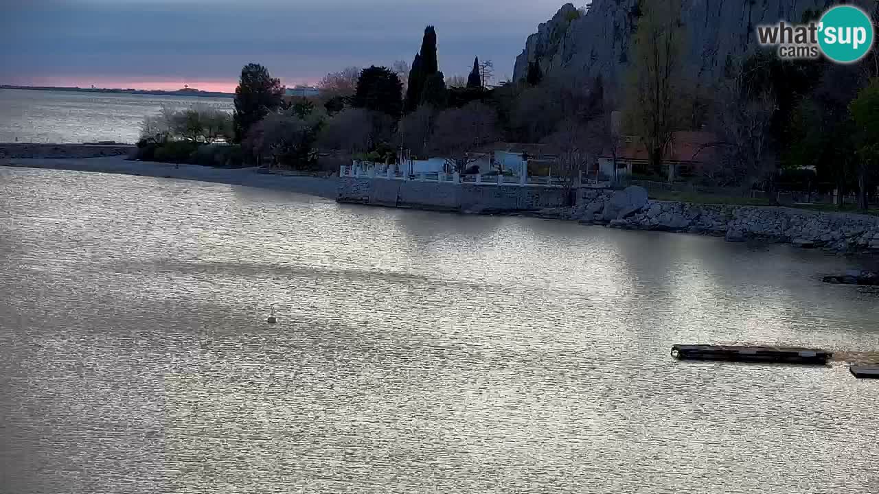 Webcam Sistiana – Vue sur la marina et la baie