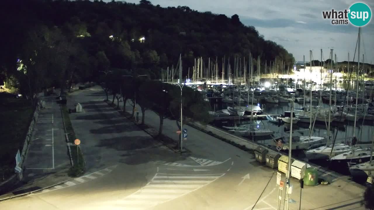 Webcam Sistiana – Vista sobre la marina y la bahía