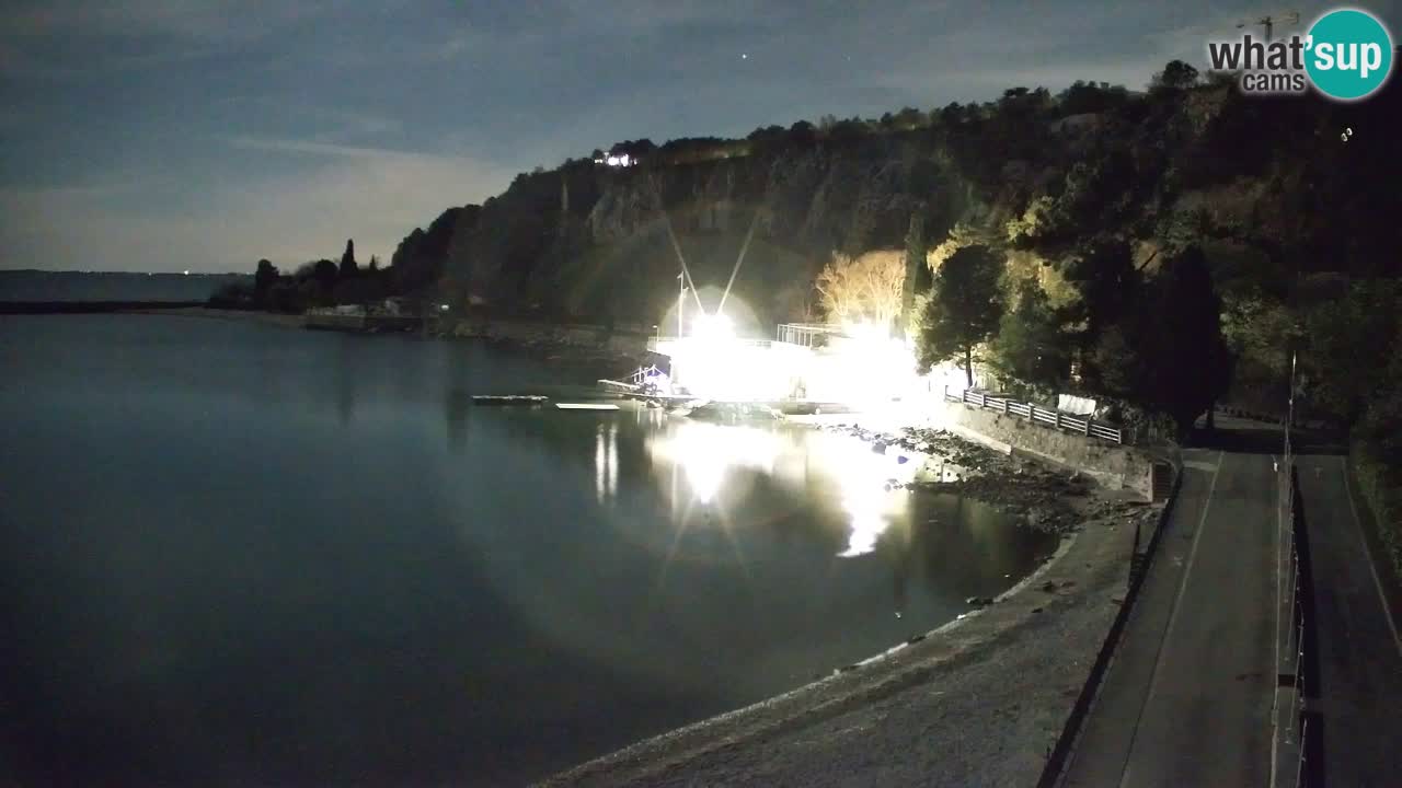 Webcam Sistiana – Blick auf Marina und Bucht