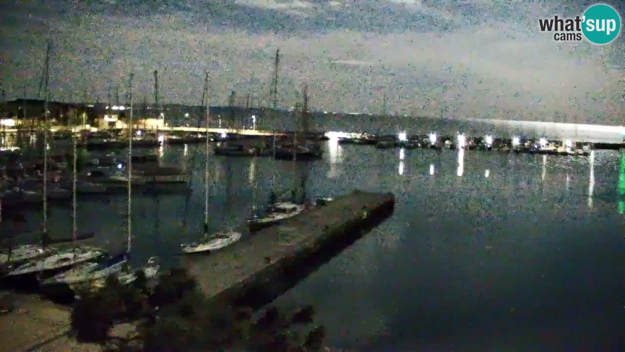 Webcam Sistiana – Vista sobre la marina y la bahía