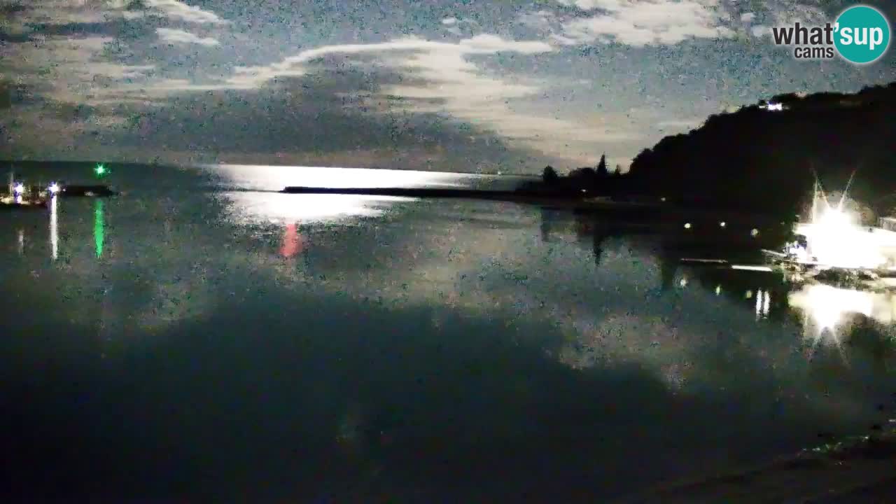 Webcam Sistiana – Vue sur la marina et la baie