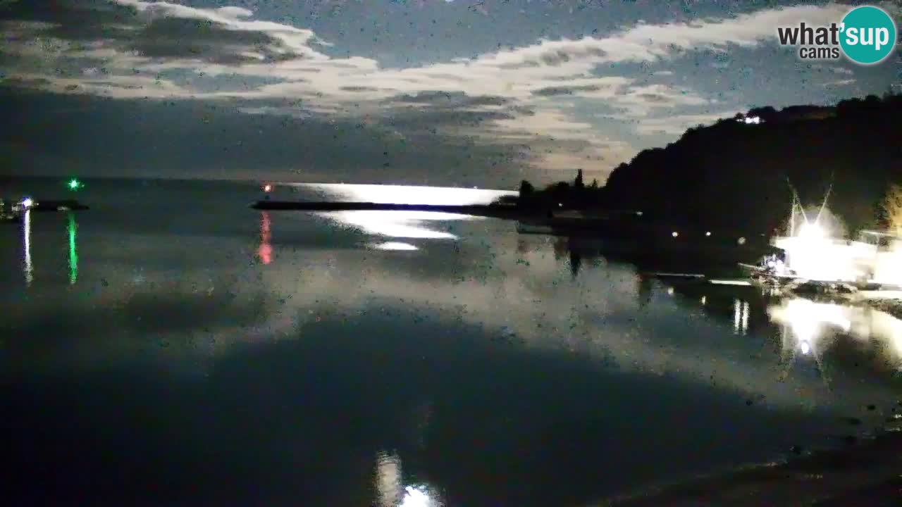 Webcam Sistiana – Vista sobre la marina y la bahía