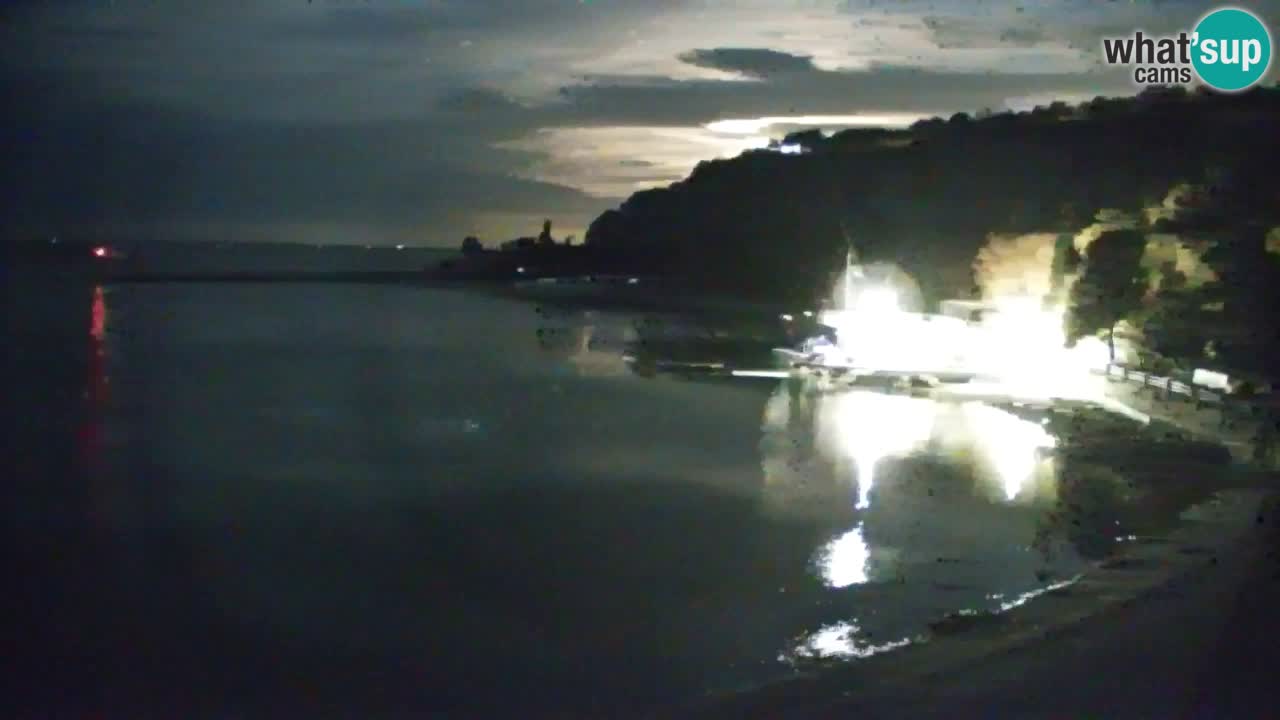 Webcam Sistiana – Vista sobre la marina y la bahía