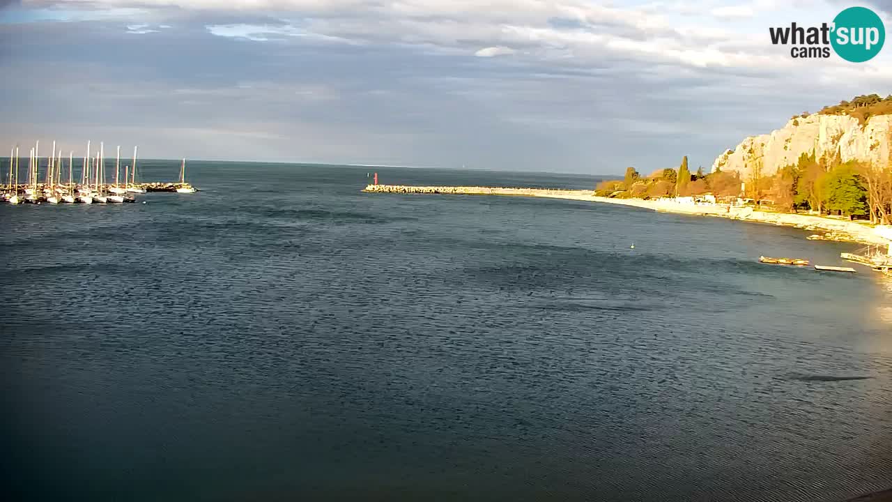 Webcam Sistiana – Blick auf Marina und Bucht