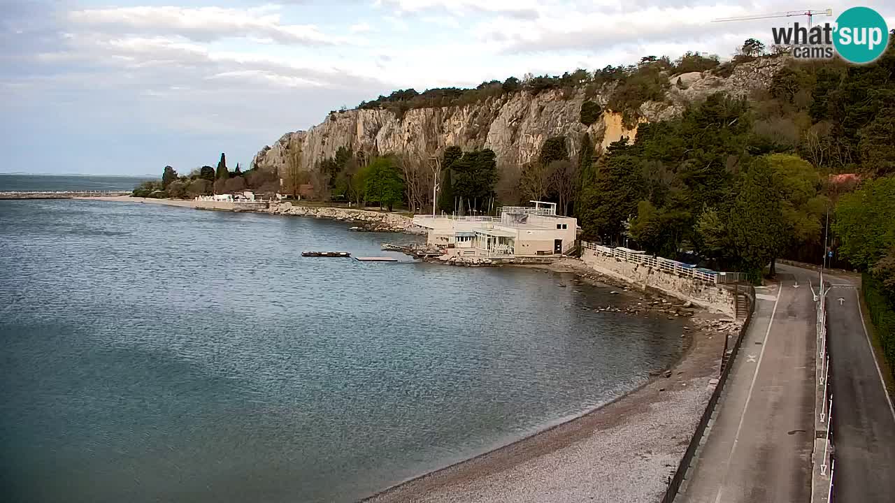 Webcam Sistiana – Vista sulla marina e sulla baia