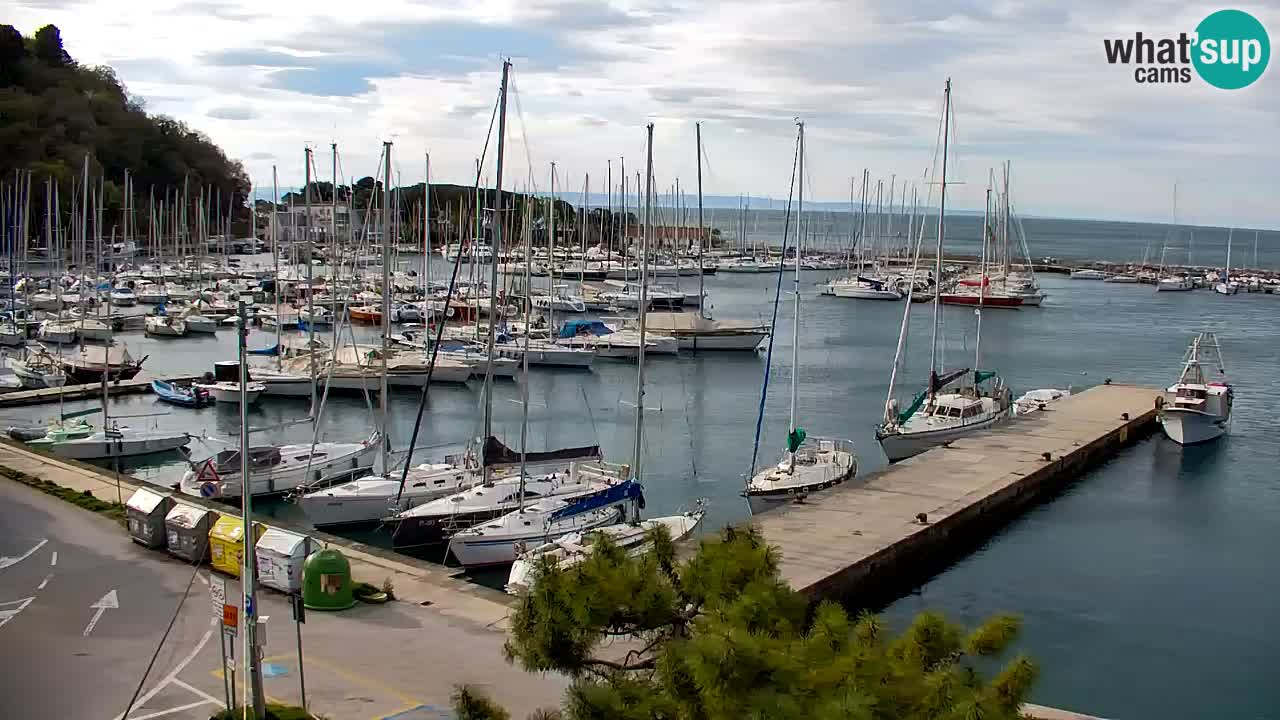 Webcam Sistiana – Vista sobre la marina y la bahía