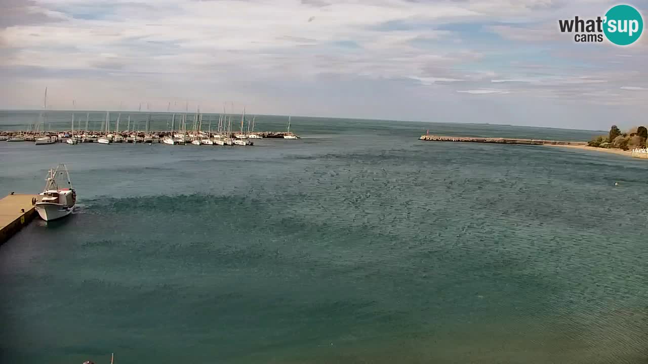 Webcam Sistiana – Vue sur la marina et la baie