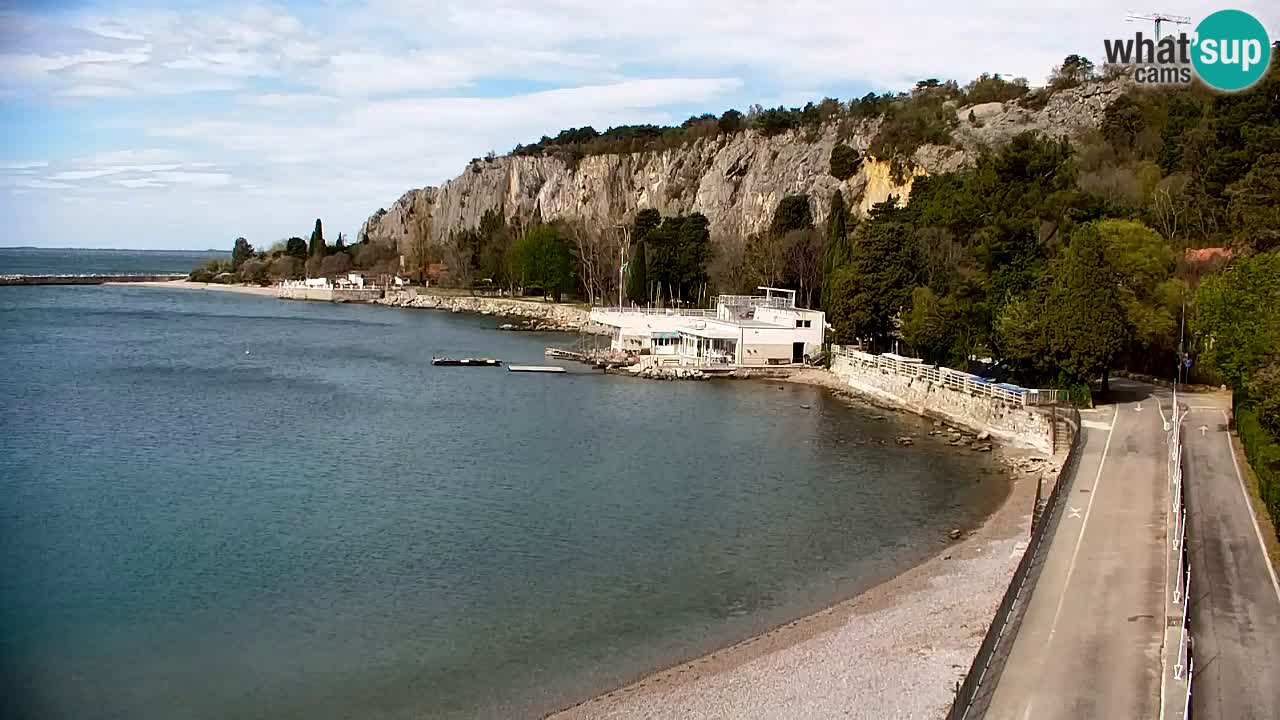 Webcam Sistiana – Vista sulla marina e sulla baia