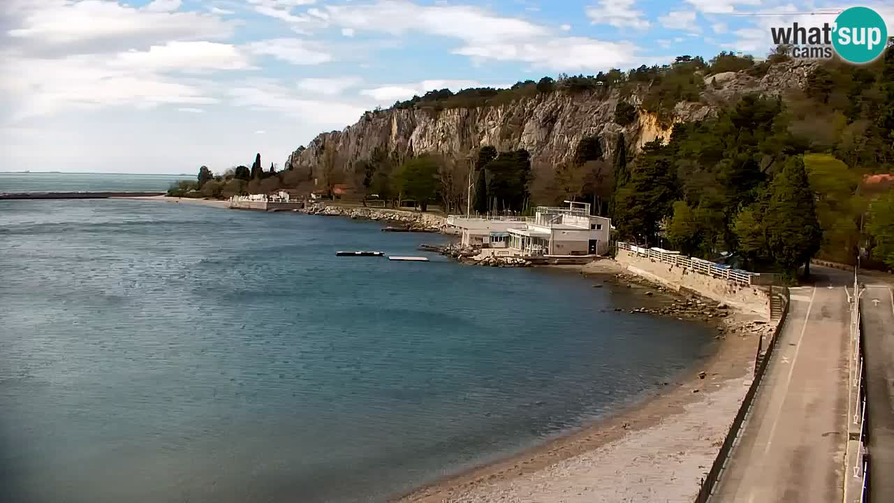 Webcam Sistiana – Vista sulla marina e sulla baia