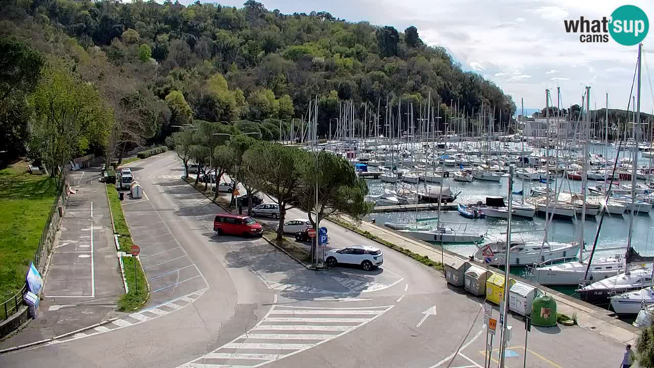 Webcam Sistiana – Vista sulla marina e sulla baia