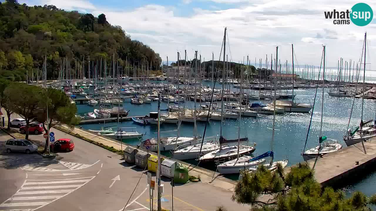 Webcam Sistiana – Vista sulla marina e sulla baia