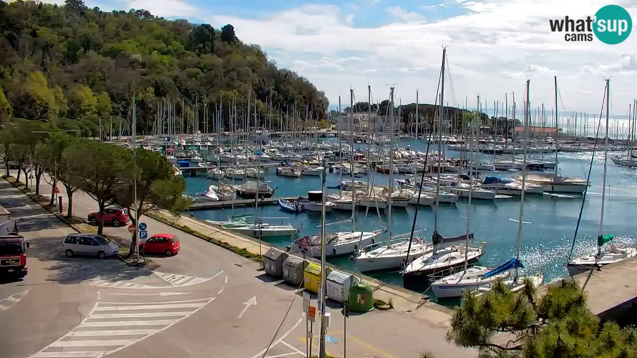 Webcam Sistiana – Vista sulla marina e sulla baia