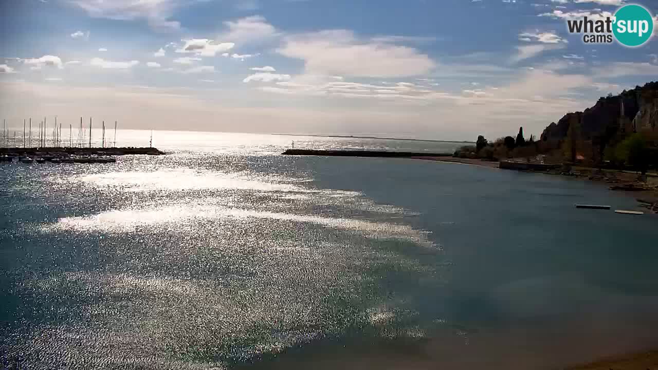 Webcam Sistiana – Vista sobre la marina y la bahía