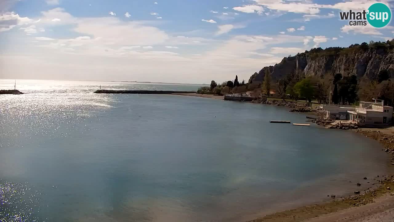 Webcam Sistiana – Vista sulla marina e sulla baia