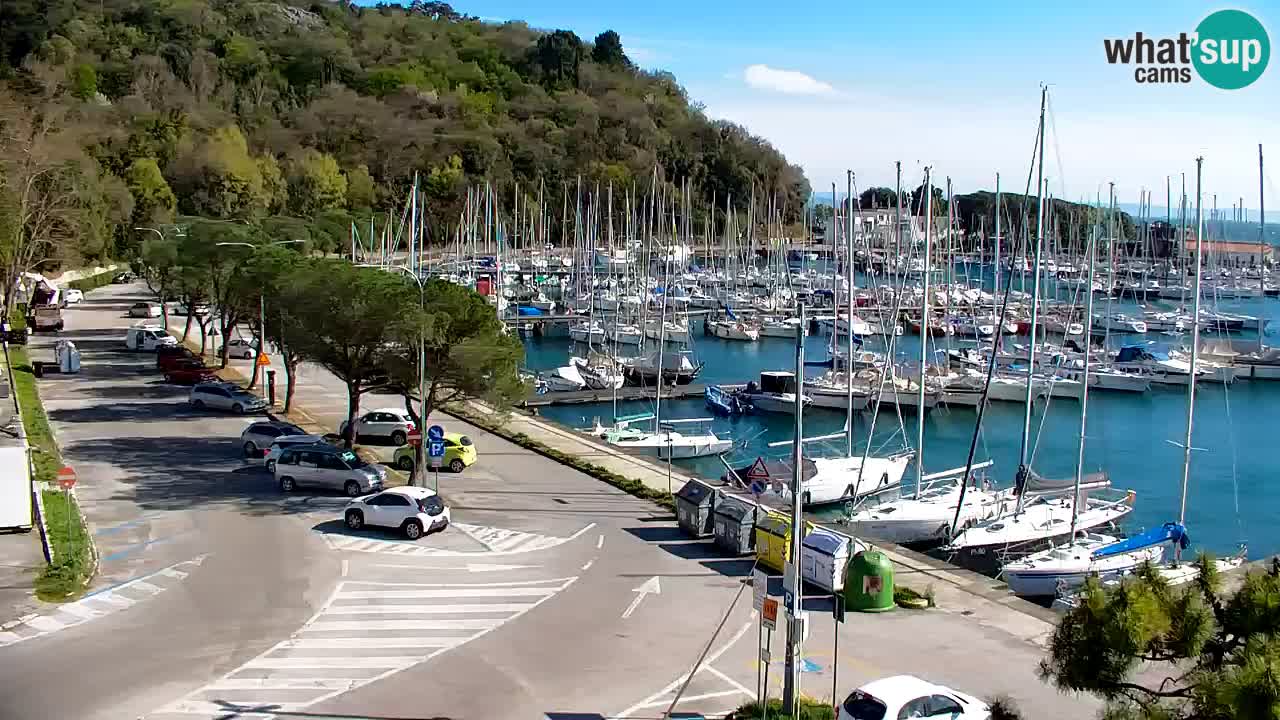 Webcam Sistiana – Blick auf Marina und Bucht