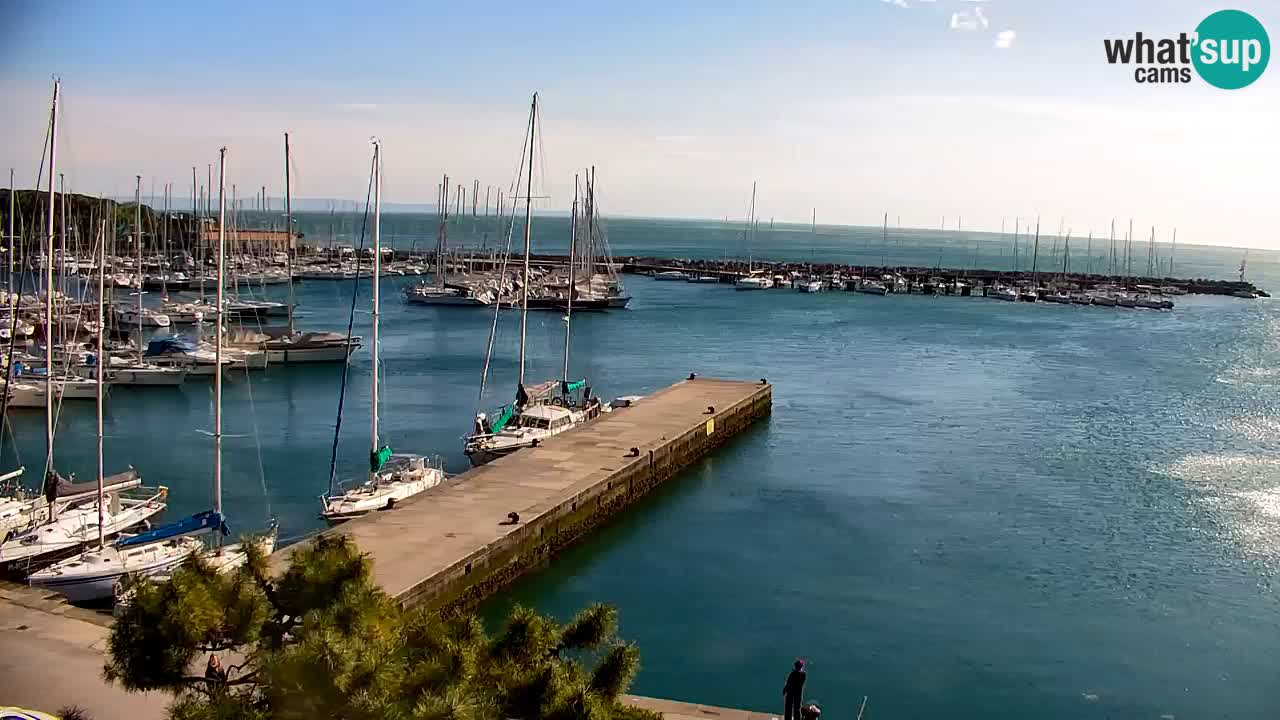 Webcam Sistiana – Blick auf Marina und Bucht