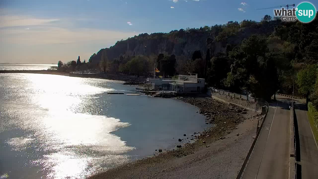 Webcam Sistiana – Blick auf Marina und Bucht