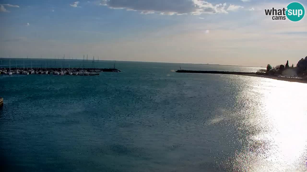 Webcam Sistiana – Vue sur la marina et la baie