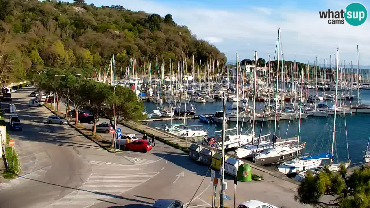 Webcam Sistiana – Blick auf Marina und Bucht