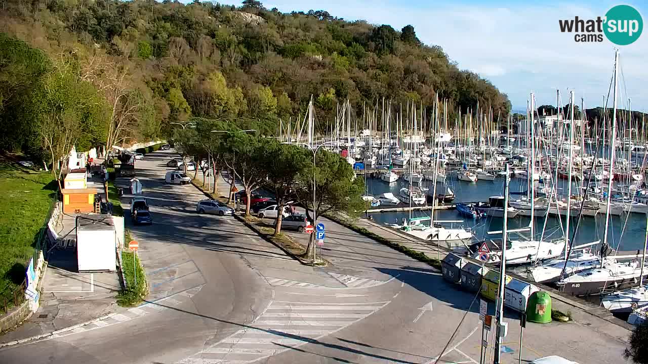 Webcam Sistiana – Blick auf Marina und Bucht