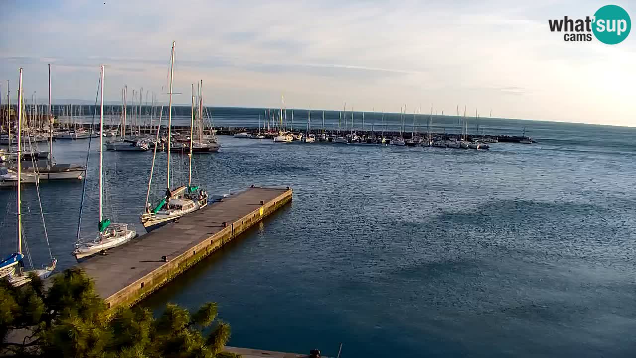 Webcam Sistiana – Vista sulla marina e sulla baia