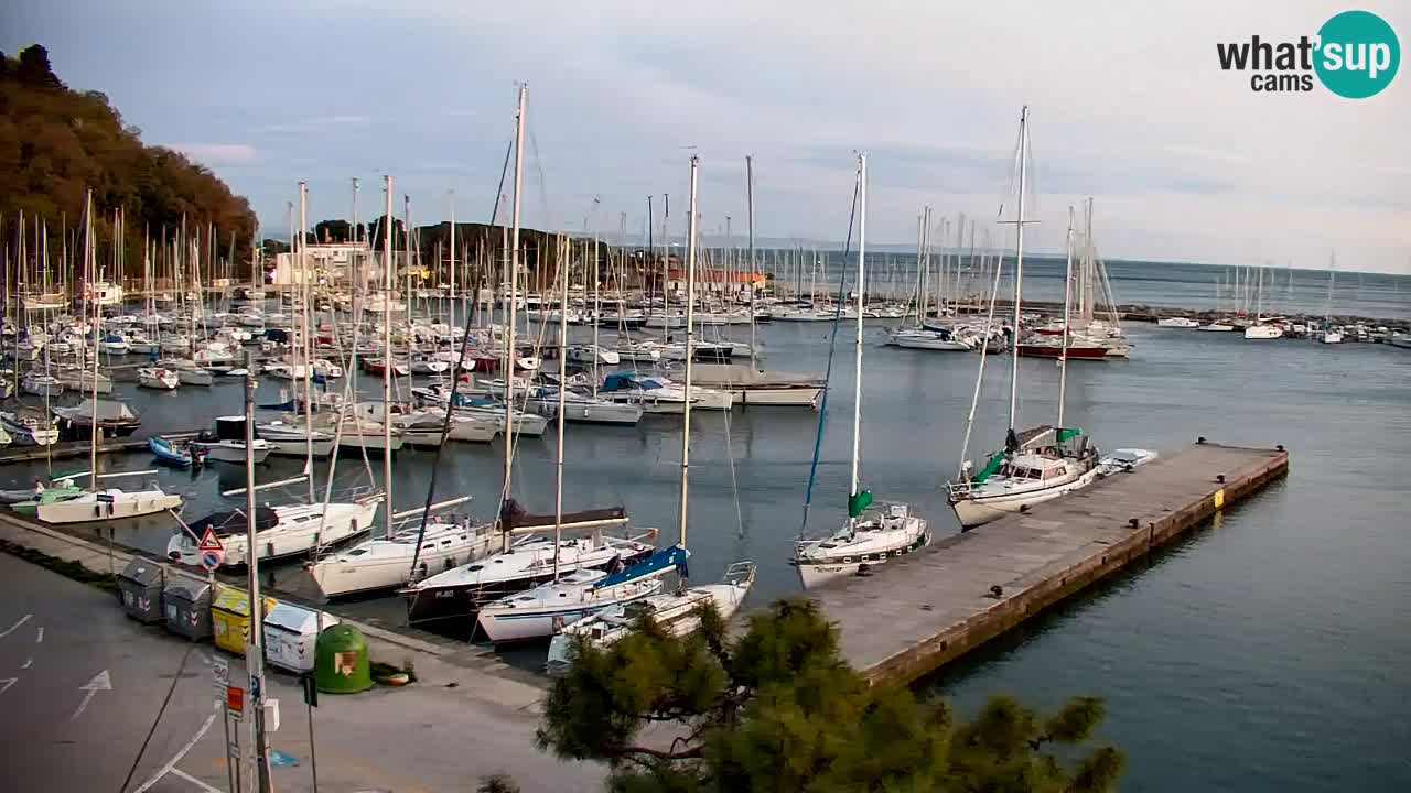 Webcam Sistiana – Blick auf Marina und Bucht