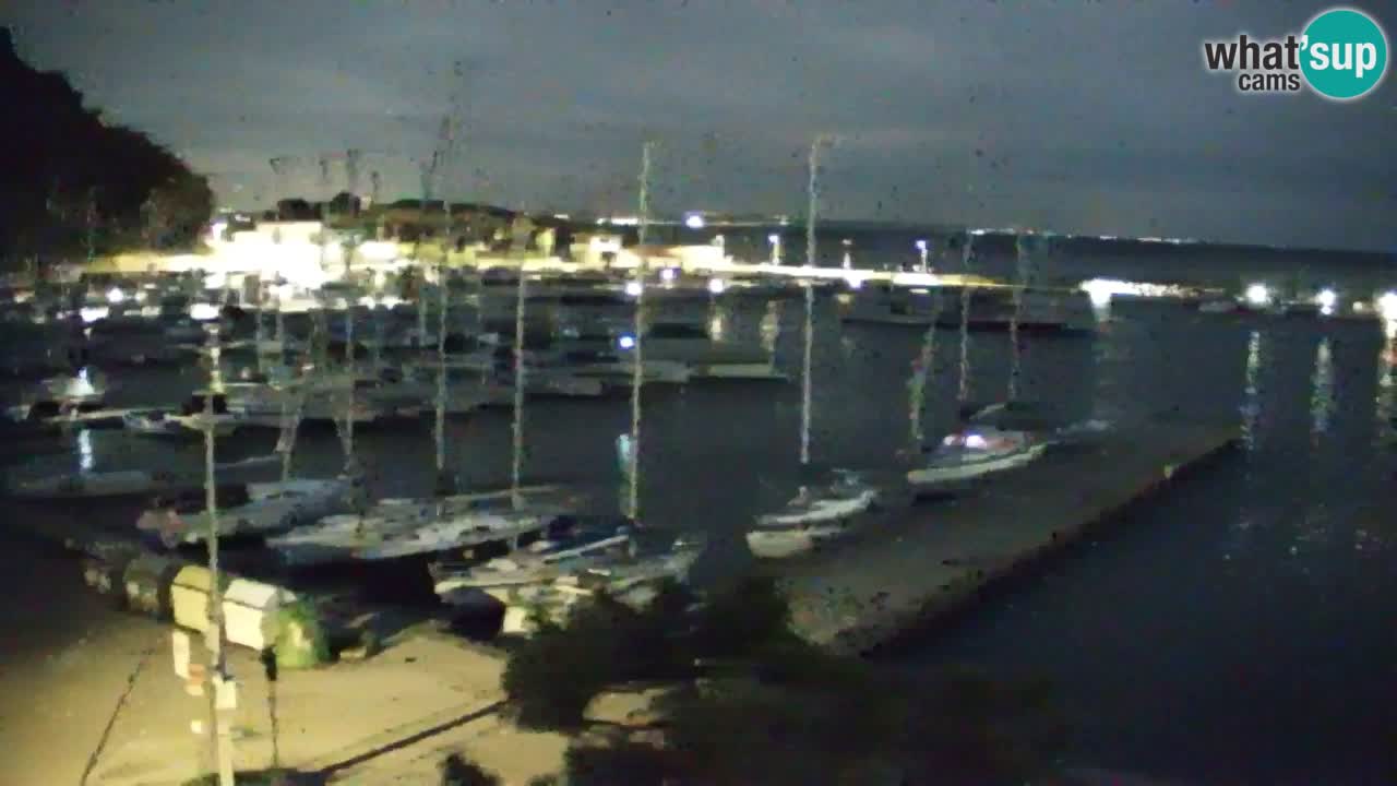 Webcam Sistiana – Vue sur la marina et la baie