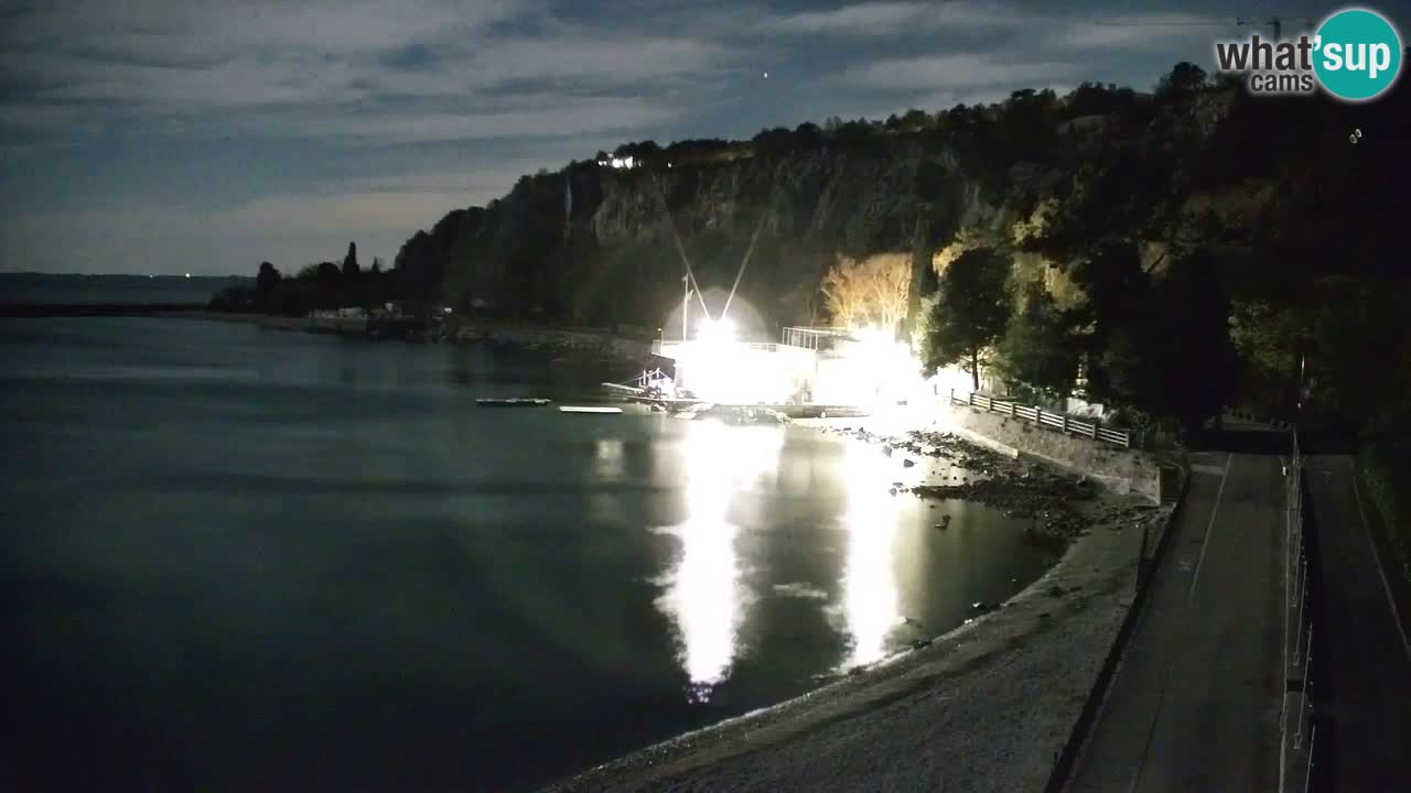 Webcam Sistiana – Vista sulla marina e sulla baia