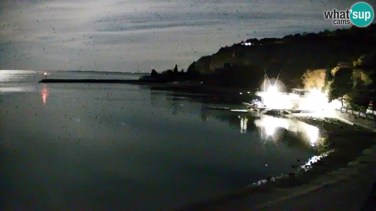 Webcam Sistiana – Pogled na marinu i zaljev