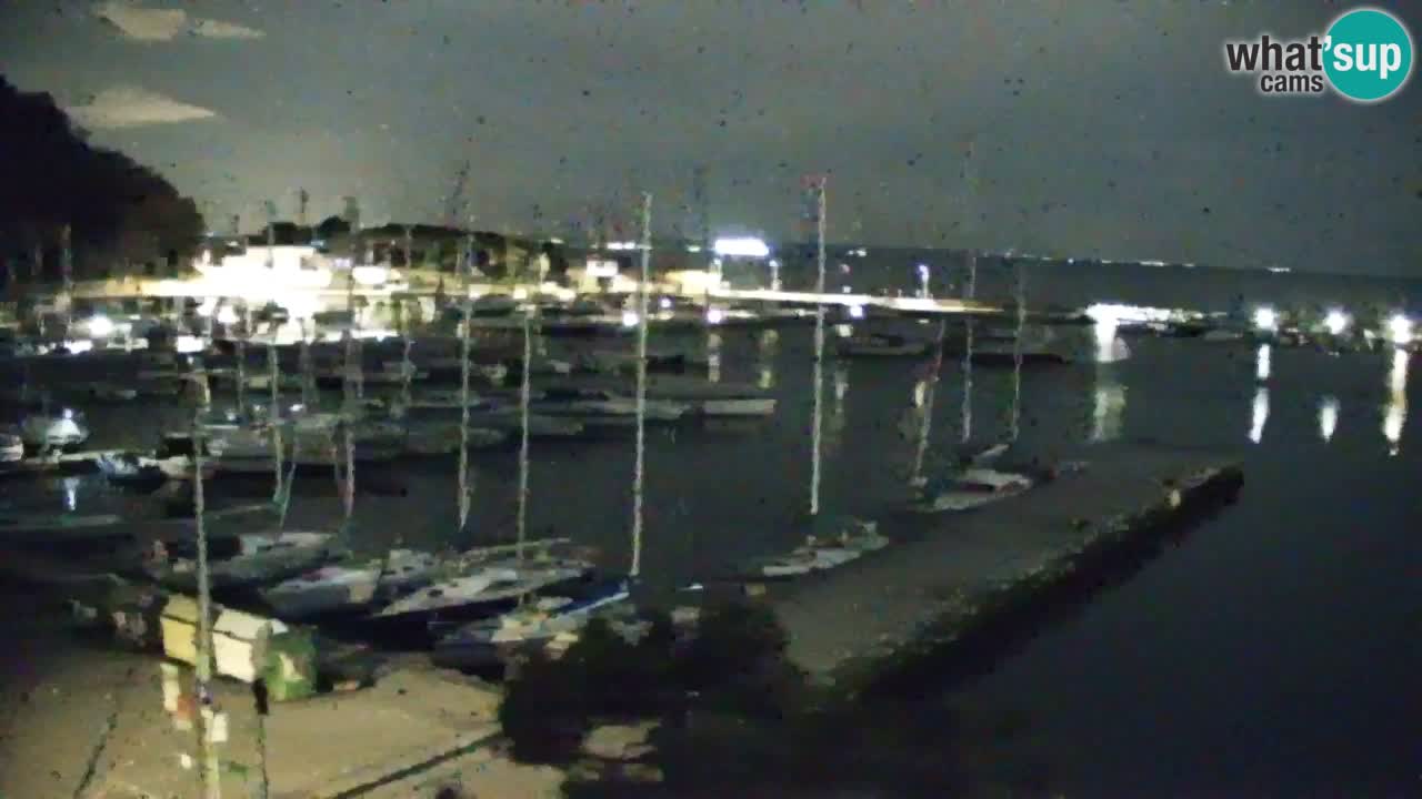 Webcam Sistiana – Vista sobre la marina y la bahía