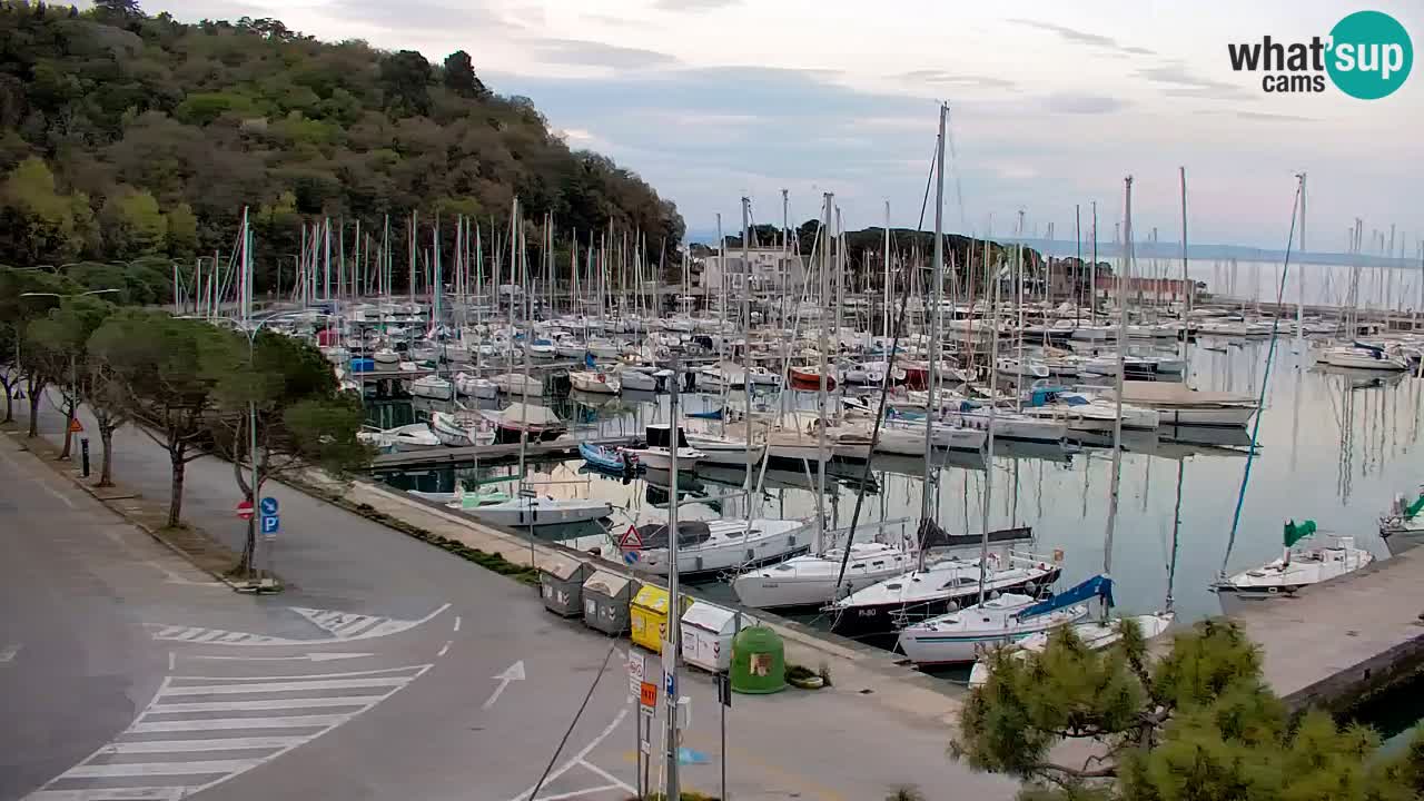 Webcam Sistiana – Blick auf Marina und Bucht