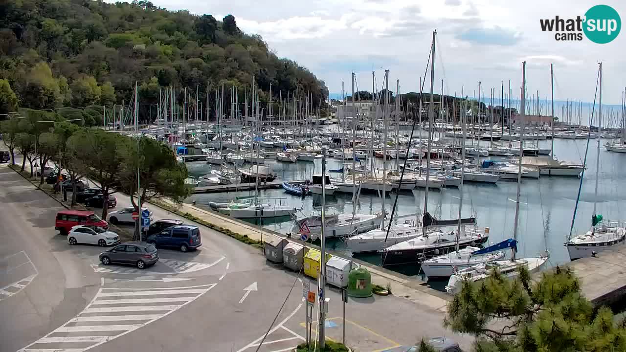 Webcam Sistiana – Pogled na marinu i zaljev