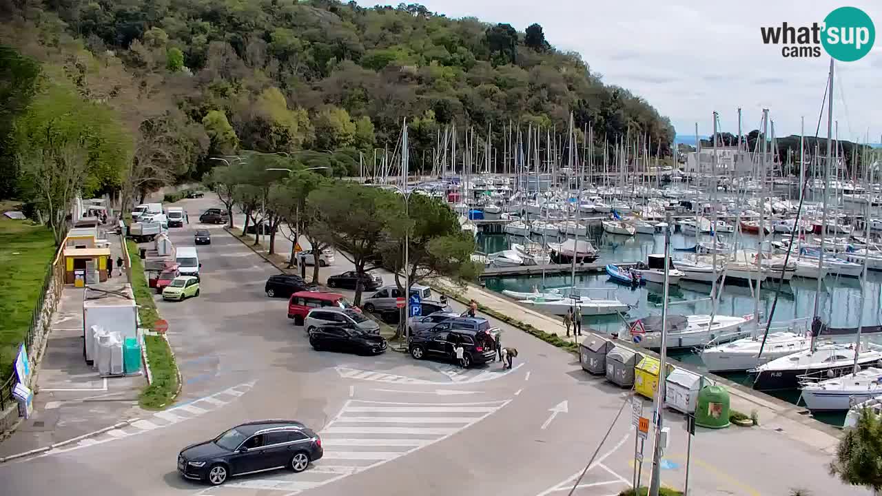 Webcam Sistiana – Vista sulla marina e sulla baia