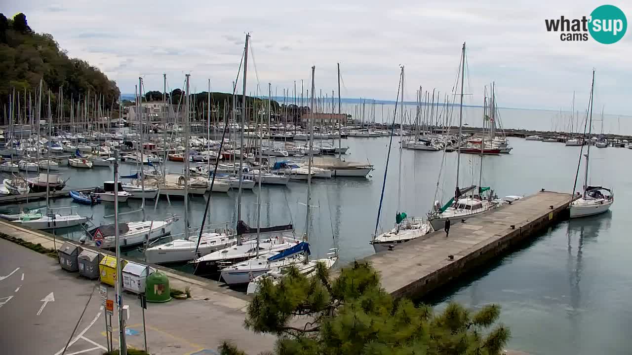 Webcam Sistiana – Vue sur la marina et la baie