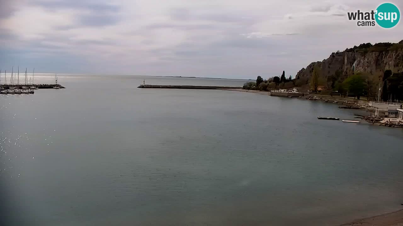 Webcam Sistiana – Blick auf Marina und Bucht