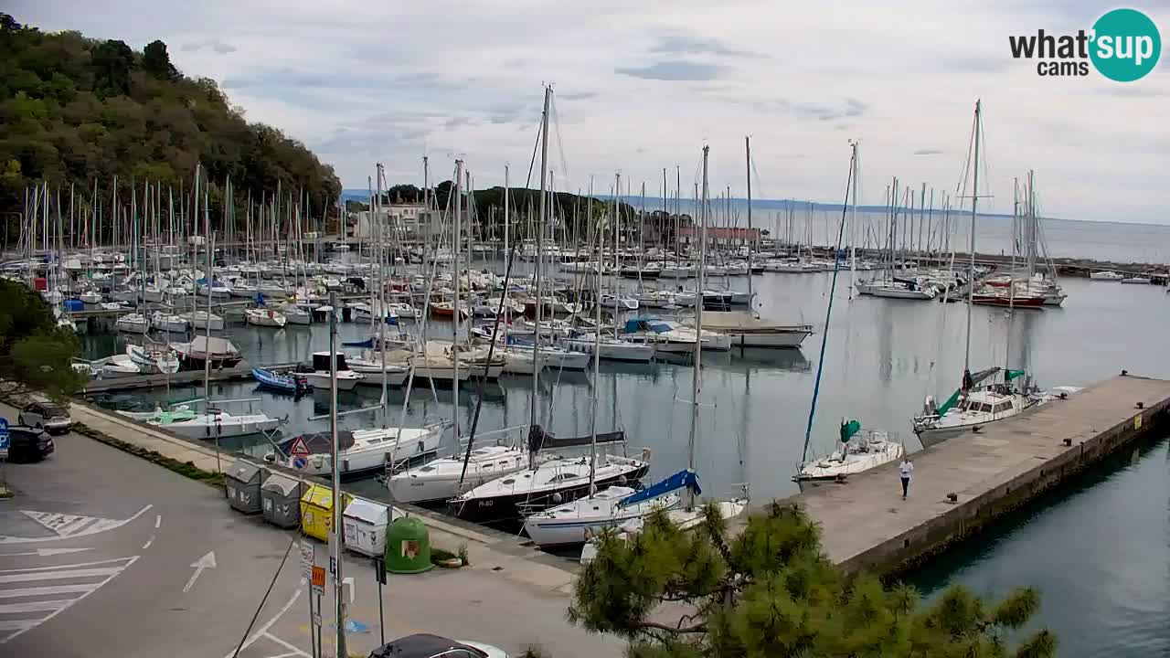 Webcam Sistiana – Blick auf Marina und Bucht