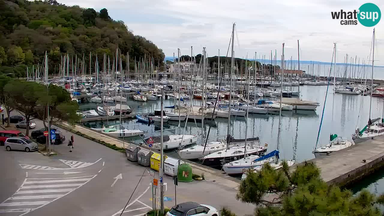 Webcam Sistiana – Blick auf Marina und Bucht