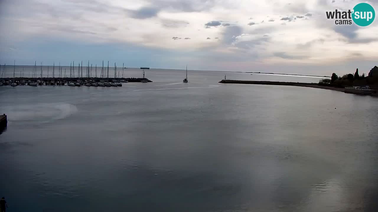 Webcam Sistiana – Blick auf Marina und Bucht