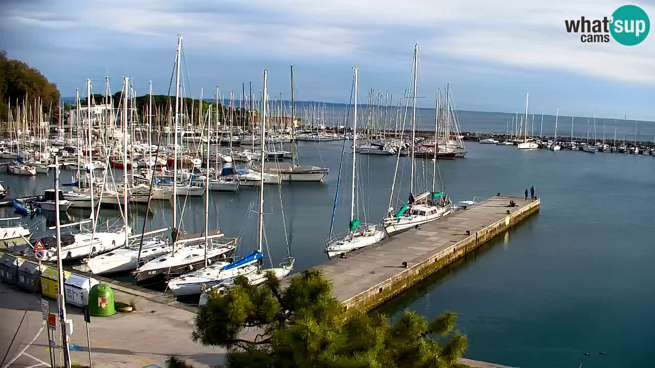 Webcam Sistiana – Blick auf Marina und Bucht