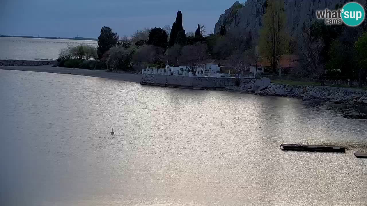 Webcam Sistiana – Vista sobre la marina y la bahía