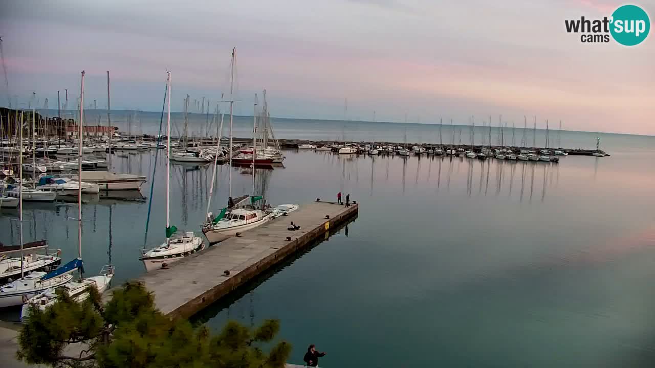 Webcam Sistiana – Blick auf Marina und Bucht