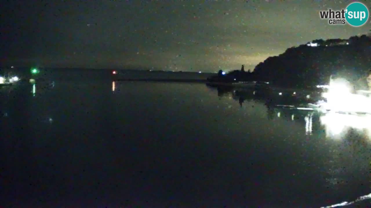 Webcam Sistiana – Vista sobre la marina y la bahía