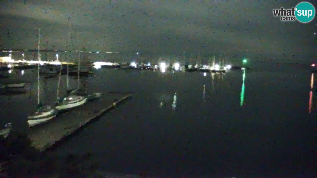 Webcam Sistiana – Vue sur la marina et la baie