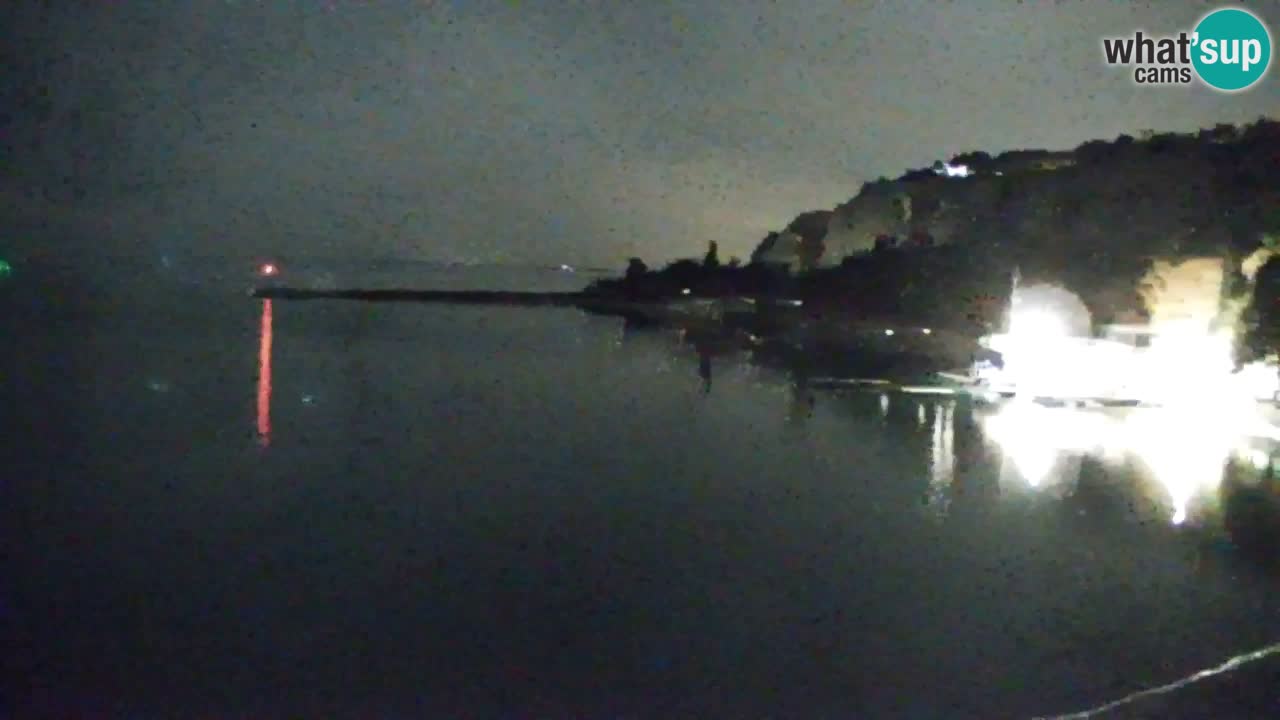 Webcam Sistiana – Vue sur la marina et la baie