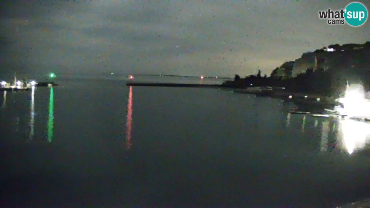 Webcam Sistiana – Vista sobre la marina y la bahía