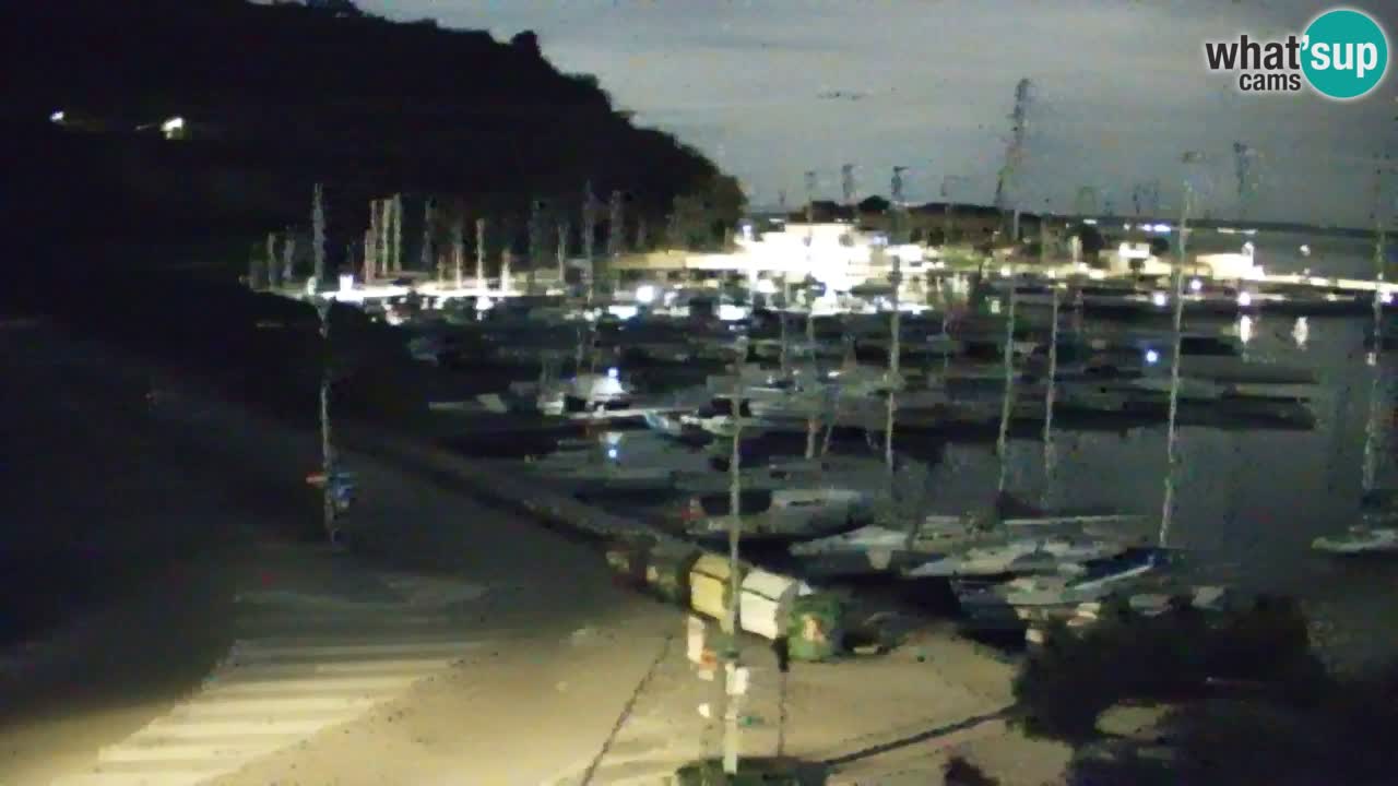 Webcam Sistiana – Pogled na marinu i zaljev