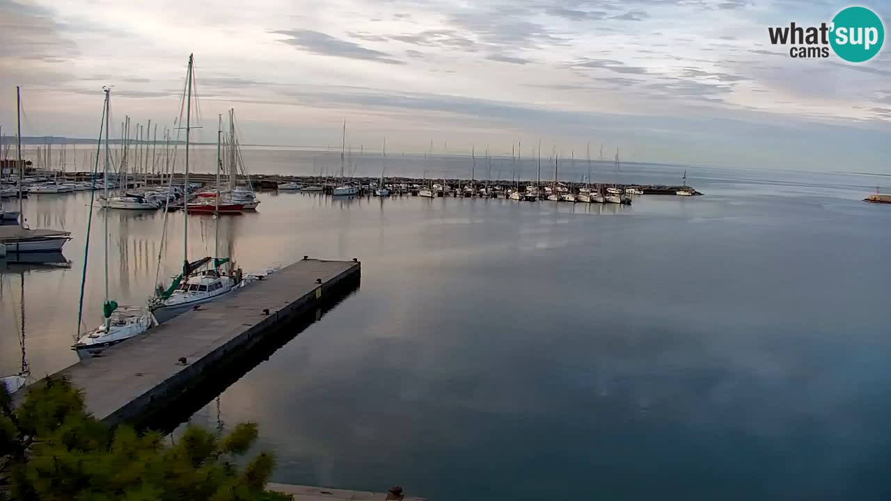 Webcam Sistiana – Blick auf Marina und Bucht