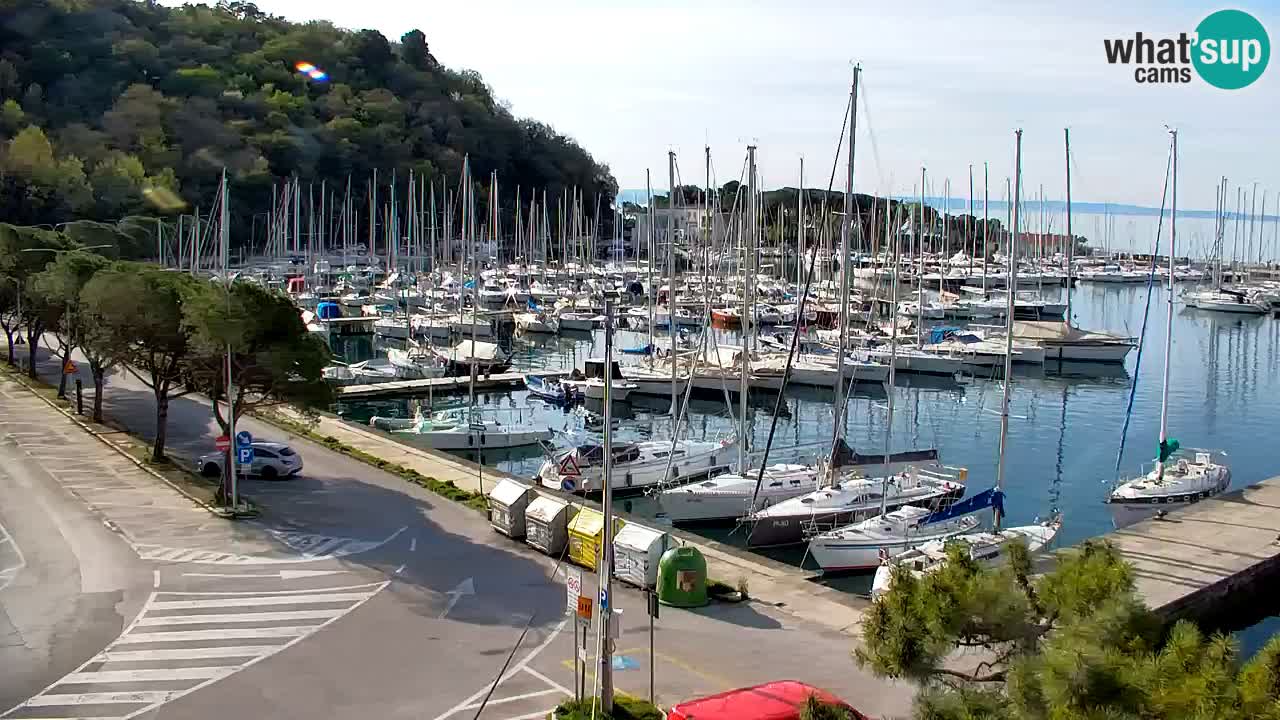 Webcam Sistiana – Blick auf Marina und Bucht